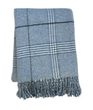 408 - Windowpane Plaid Throw