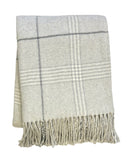 408 - Windowpane Plaid Throw