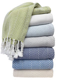 370 - Nantucket Herringbone Throw