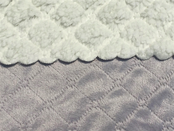 A Soft Idea Nana Quilted Plush Baby Blanket Pink