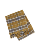 369 - Plaid Blend Fringed Throw