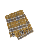 Plaid Blend Fringed Throw