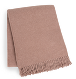 301 - Solid Plush Cotton Blend Throw - 55" x 70"