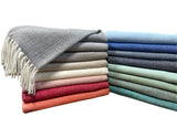 402 - Fringed Herringbone - 50" x 60"