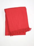 301 - Solid Plush Cotton Blend Throw - 55" x 70"