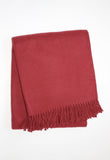 301 - Solid Plush Cotton Blend Throw - 55" x 70"