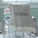 Cotton Blend Fringed Grain of Rice - 30" x 40"