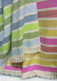359 - Horizontal Multicolor Stripes Throw