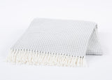 534 - Waffle Weave Recycled Cotton Throw 51" x 67"
