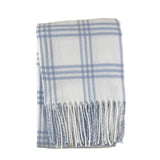 Window Pane Check Flannel with Fringe