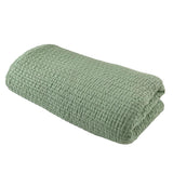 744 -Stonewashed Basket Weave Throw with Binding