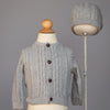 This boy's knit hat is a wonderful accessory for any outfit! 100% Cotton Machine Washable by a soft idea