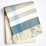 335 - Large Plaid Throw - 55"x70"