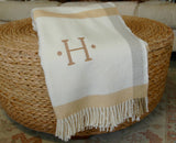 335 - Large Plaid Throw - 55"x70"