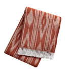 351 - Ikat Throw with Stripes: 55" x 70"