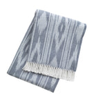 351 - Ikat Throw with Stripes: 55" x 70"