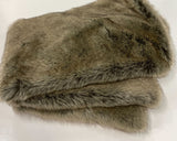 NB5872 - Coyote Faux Fur Throw
