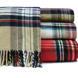 339 - Classic Tartan Plaid Throw - 55" x 70"