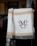 335 - Large Plaid Throw - 55"x70"