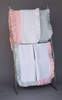 6041 - Jersey Knitted Ruffle Blanket - 36"x36"