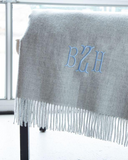 2122 - 100% Baby Alpaca Throw with Fringe - 50" x 78" - Special Order