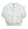 1502 - Cardigan with Ruffle Placket & Covered Buttons, 100% Cotton