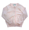 1502 - Cardigan with Ruffle Placket & Covered Buttons, 100% Cotton