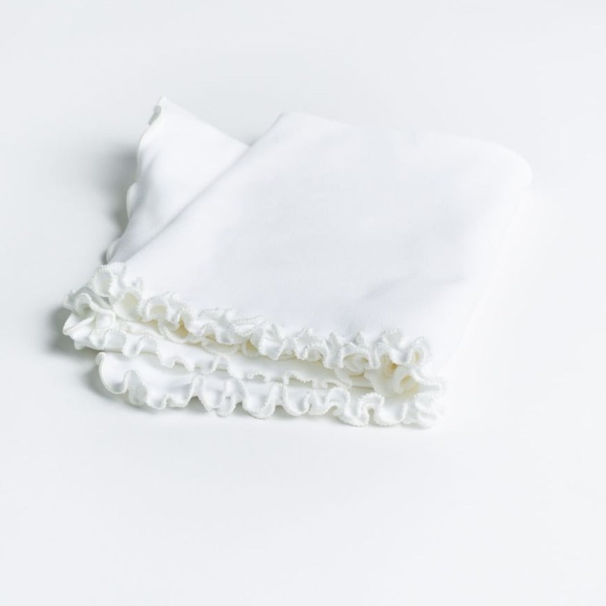 Want to add some colors to your child’s life? Our receiving blanket comes in a variety of colors and in many combinations. Known as the best swaddle blanket in soft cotton that gets softer with every wash. The ribbon makes great gift presentation!white